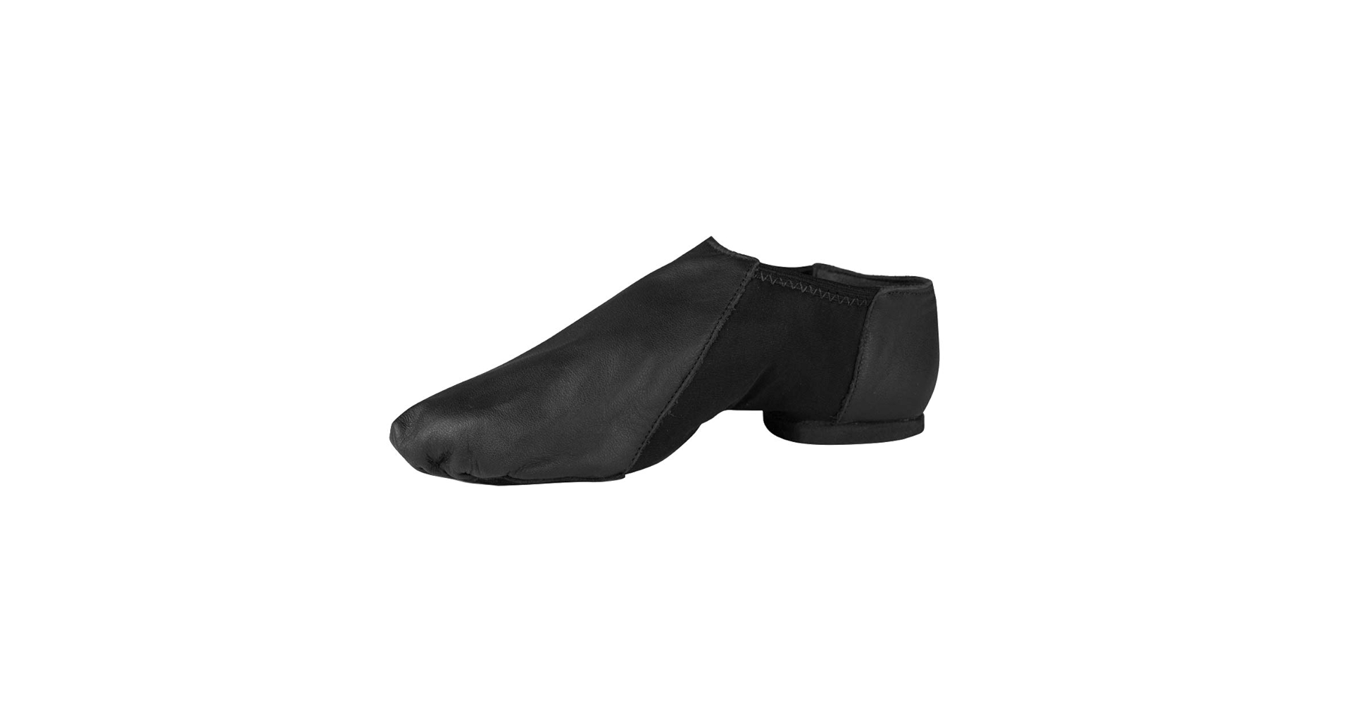 Amazon.com | So Danca Slip On Leather Jazz Shoes Black